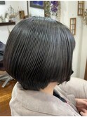 結べるボブつるんと艶髪×ナチュラル小顔ショート