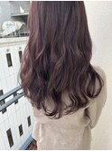 韓国ヘア ラベンダーブラウン