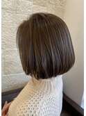 切りっぱなしボブ