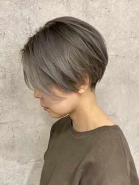 アニュー ヘア アンド ケア(a New hair&care) 20代30代40代小顔ハンサムショートアッシュブルーブラック