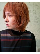 ペネロープ(Penelope) 【新宿penelope】ショートウルフ×ブリーチオレンジ!