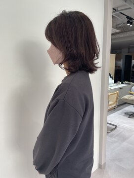 ハッチ(HACCH) 前髪あり大人くびれボブ20代30代40代　HACCH