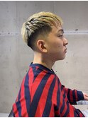 金髪クロップフェードE