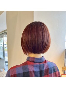 ブレス ヘアー リーベ(Bless HAIR Liebe) 20代30代40代ミニボブピンクアッシュ透明感小顔ブリーチなし