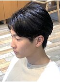 韓国式毛流れパーマ/メンズ縮毛矯正カルマパーマ流れる縮毛矯正