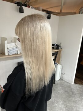 ラフ 難波店(LAFF) #黒髪#ボブルフ#ネビージュ#小顔#ワンレン