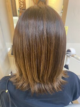 ヘアリゾート粋 トゥジュ 池袋東口店(tujuh) くびれミディアム/ブラウン