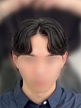 メンズヘアセンス 渋谷(MEN'S HAIR SENSE) カルマパーマ　アッシュブラック　ダークアッシュ　ツーブロック