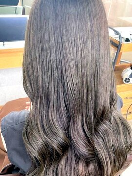 カノエ 博多ミスト店(canoe) 韓国ヘア グレージュ 暗めカラー