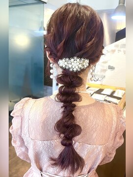 スーリール 赤坂店(Sourire) 編み下ろしアレンジ