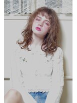 アボヘアー(Abo hair)&nbsp;20代30代40代☆ナチュラルハイトーン大人可愛いなみなみウェーブ