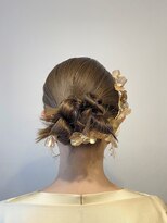 シアン ヘア デザイン(cyan hair design) 【cyan】結婚式お呼ばれニュアンスアレンジ
