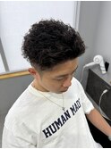 スパイラルパーマツイストスパイラルリバースパーマツーブロック