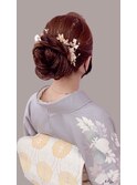 訪問着レンタル一式＋着付け＋ヘアセット