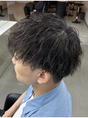 メンズマッシュ　ツイストスパイラルパーマ