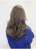 グレージュ/レイヤースタイル/髪質改善カラー