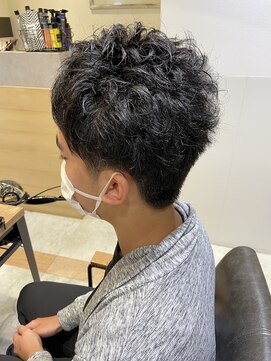 モア ヘアデザイン バイ オリジンズ つくばみどりの店(moA hair design by Origins) ゆるふわメンズパーマ