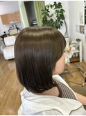★美髪イメチェン愛されモテ髪ショートボブショコラベージュ