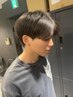 【エリアTOP】【メンズ】カット＋低アルカリダメージレスカラー ￥3900