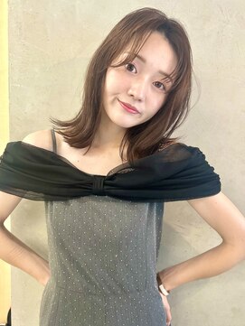 スミス 上野(smith) 顔まわりレイヤー　イルミナカラー　髪質改善