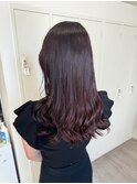 艶感×ラベンダーブラウン×大人カール