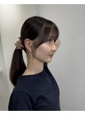 【miyon】韓国レイヤーカット×暗髪カラー×髪質改善