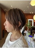 【ISHIKAWA】大人の丸みショート/丸みショート/大人ショート