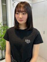 トレヘアー 京都 烏丸(tRe hair)&nbsp;【加藤】ミディアムレイヤー / 小顔カット / フェイスレイヤー