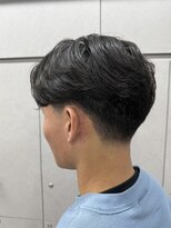ニコ トウキョウ ロジック(nico TOKYO Logic)&nbsp;メンズセンターパートニュアンスパーマフェザーパーマ