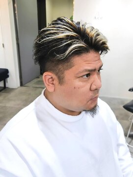 エイス 梅田 中津(Ace) ウェーブパーマ　フェイスフレーミングカラー