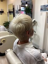 ヘアーデザインディープ hair design Deep&nbsp;ホワイトショート