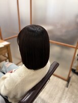 エルベ 内原店(elve)&nbsp;ボブ×ツヤ髪縮毛矯正