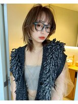 サイン 渋谷(SIGN)&nbsp;韓国ヘアハッシュカットレイヤーカットブリーチ無し韓国ボブ渋谷