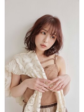 メルカ 天王寺(melca.) ぱっつんボブ/顔まわりカット/ブリーチなしダブルカラー