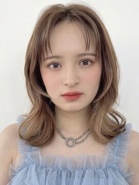 ミンクスリッカ 表参道(MINX RICCa) ふんわり巻きが簡単に決まる＊ミディアムレイヤースタイル