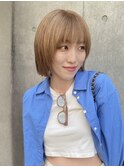 ハイトーンベージュ/ブリーチ/ミルクティーベージュ/登戸