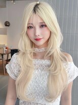 アグ ヘアー イコール 新小岩店(Agu hair equal)&nbsp;《Agu hair》ブリーチ韓国レイヤー×numberA.アクアバームセラム