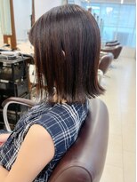 キアラ(Kchiara)&nbsp;前下がり切りっぱなしくびれボブ/30代40代50代くびれヘア天神