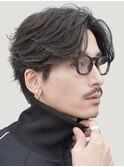 渋谷メンズパーマニュアンスパーマフェザーパーマセンターパート