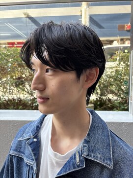 カモン(CAMON) センターパートニュアンスパーマ