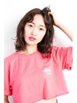 ラパンセノアール(LA PENSEE NOIR)&nbsp;波バング×ロブ