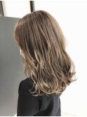 ナチュラルバレイヤージュ☆フォギーベージュ