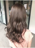 透明感ミルキーグレージュ(ブリーチなし)