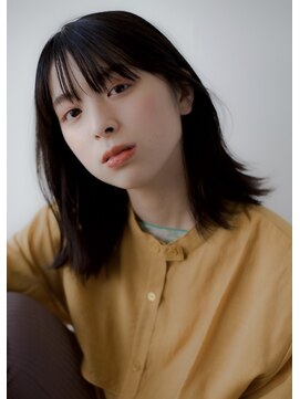 ヘアメイク エイト キリシマ(hair make No.8 kirishima) 鎖骨ミディ×ブ黒髪アッシュ・instagram @no8_doc_shinichi