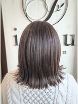 イコウヘアデザイン(icou hair design)&nbsp;ハイライトで透明感ラベンダーグレージュ