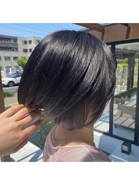 サラジュ 西宮北口店(SARAJU) ■ブラウンほんのりレッド/ボブ【村上 陽菜】