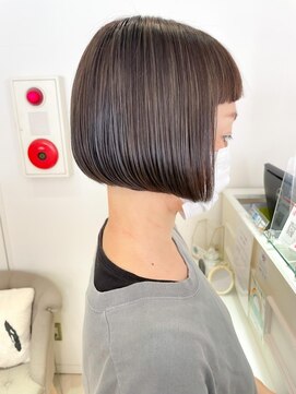 バブ バイネオリーブ(Bab by neolive) ミニボブ☆白髪ぼかしハイライト グレージュ