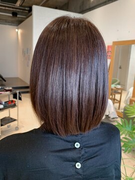 ジョイデュース(JOY DUCE) ツヤツヤのマロンベージュボブ【JOY DUCE_角藤】