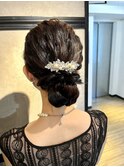結婚式 アップスタイル♪