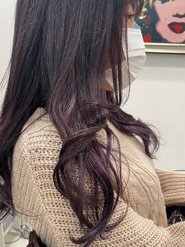 ドレス(Dress) インナーカラーラベンダーグレージュ